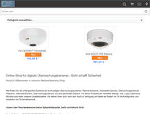 Tablet Screenshot of netzwerkkamerashop.de